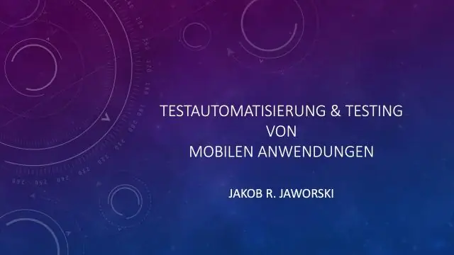 Hvordan automatiserer du i Appium?