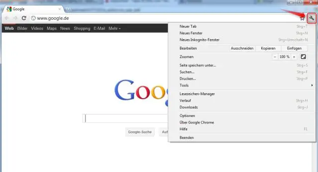 ฉันจะหาไอคอนประแจบน Google Chrome ได้อย่างไร