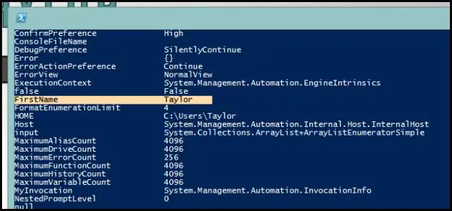 Apa itu GCI di PowerShell?