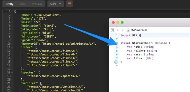 การทำให้เป็นอันดับ JSON ใน Swift คืออะไร