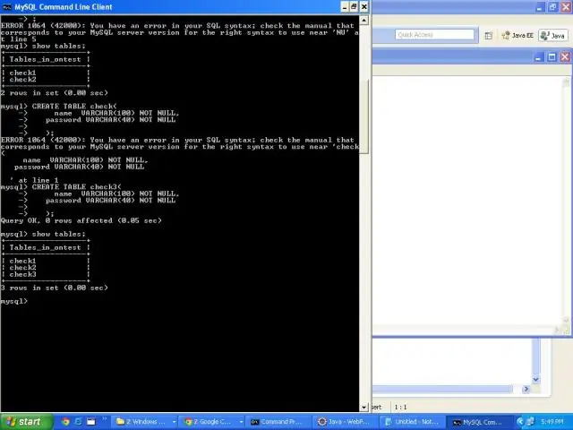 Wie importiere ich eine Tabelle in MySQL?