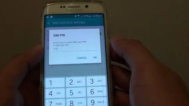 Paano ako maglalagay ng pin sa Samsung?