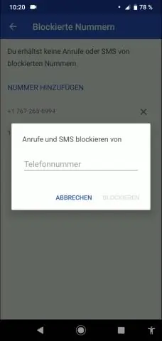 Kann ich jemanden von nebenan blockieren?