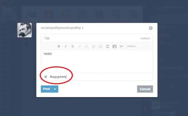 Tumblr'da etiket listesi nasıl yapılır?