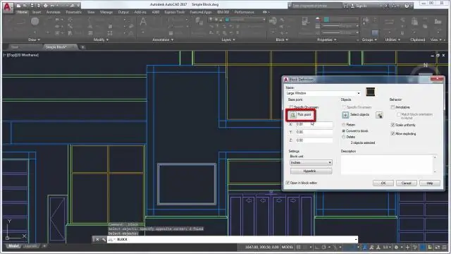 Hur tar man bort ett objekt från ett block i AutoCAD?