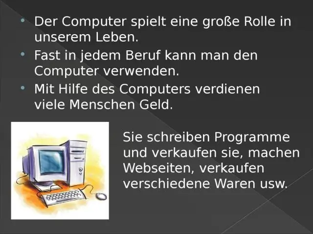 Quel est le rôle de l'informatique informatique ?