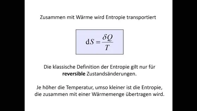 Dab tsi yog qhov txhais ntawm entropy hauv kev txiav txim siab ntoo?