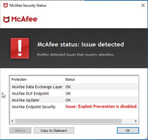 የ McAfee ወኪል ሁኔታ መቆጣጠሪያ ምንድነው?