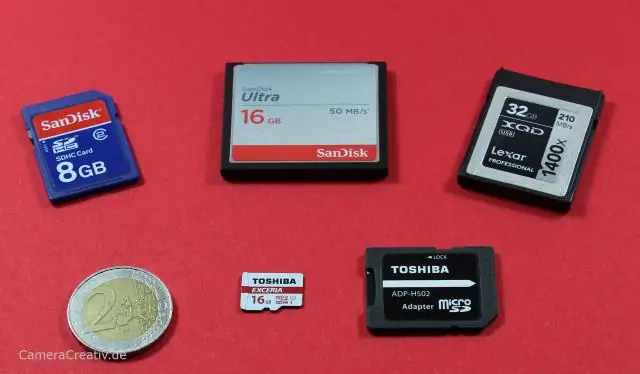 Quel type de mémoire est une carte mémoire flash ?