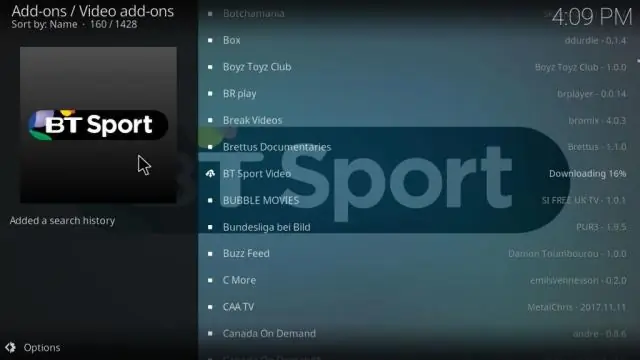 Bagaimanakah cara saya memasang Kodi pada TV pintar Sony Bravia saya?