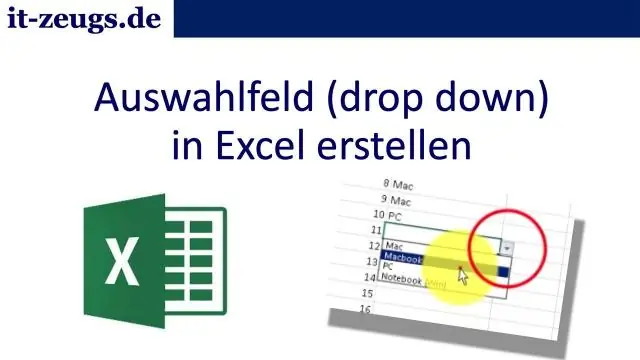 Excel бағдарламасында таңдау жолағын қалай жасауға болады?