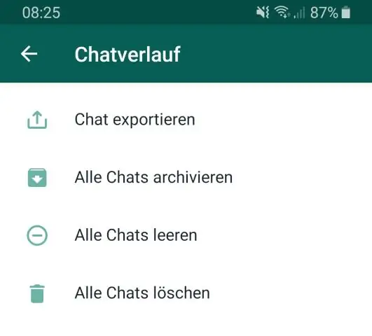 Wie exportiere ich den WhatsApp-Chatverlauf?