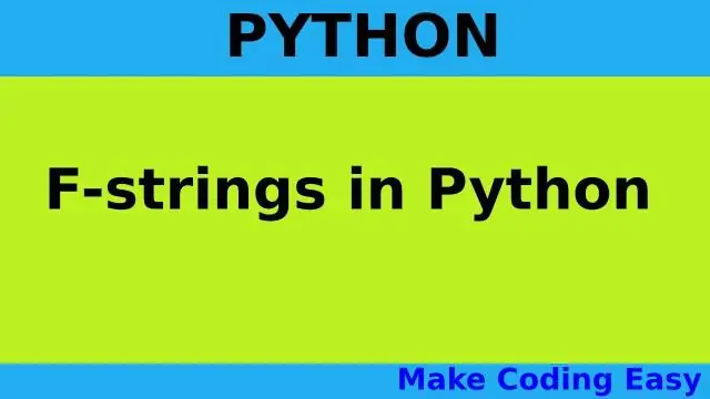 Vad gör print f i Python?