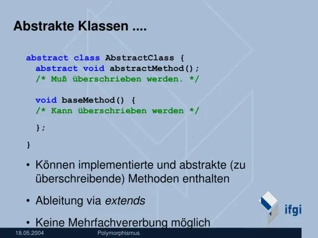 Java-da abstrakt sinifin üstünlüyü nədir?