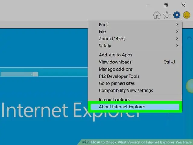 Hangi Internet Explorer sürümüne sahip olduğumu nasıl anlarım?