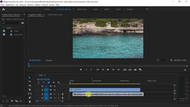 Ako extrahujem zvuk z Premiere Pro?