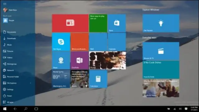 Hoe ziet de tabletmodus eruit in Windows 10?