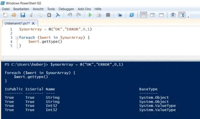 Kan et array have flere datatyper?