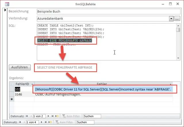 SQL sorğuları necə icra olunur?