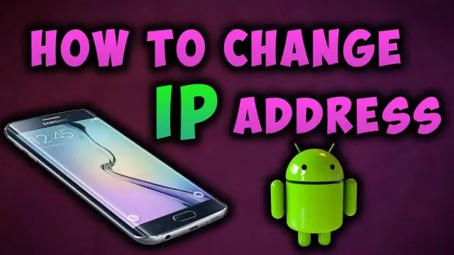 Android telefonumun IP ünvanı nədir?