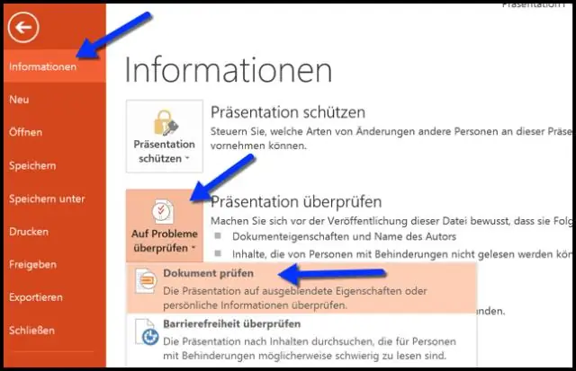 Com puc eliminar les propietats del document de PowerPoint?