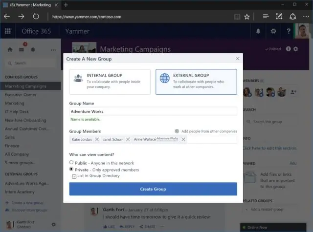 Je yammer dodáván s Office 365?