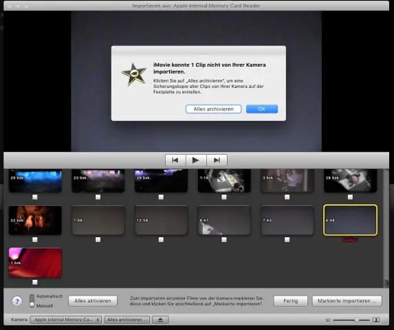 Non riesci a importare.MOV in iMovie?