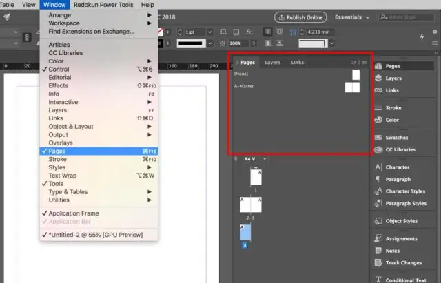 Bagaimanakah cara saya menggunakan halaman induk pada semua halaman dalam InDesign?