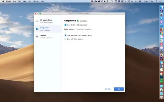 كيف يمكنني الوصول إلى Google Drive على جهاز Mac الخاص بي؟