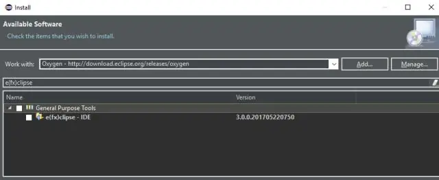 Bagaimana cara mendapatkan JavaFX di Eclipse?