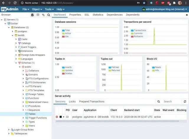 Si mund të lidhem me bazën e të dhënave PostgreSQL?