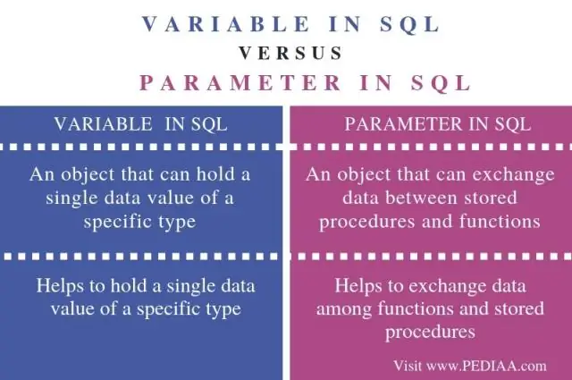 SQL সার্ভারে স্থানীয় এবং বিশ্বব্যাপী ভেরিয়েবলের মধ্যে পার্থক্য কী?