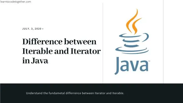 Kas yra „Java Iterable“?