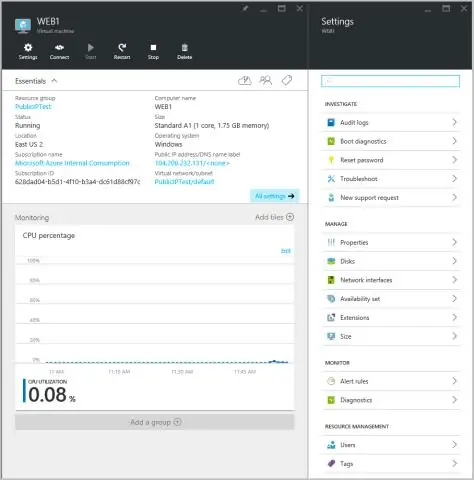 Kaip „Azure“priskirti IP adresą?