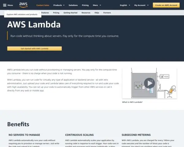 Welche Sprache ist AWS Lambda?