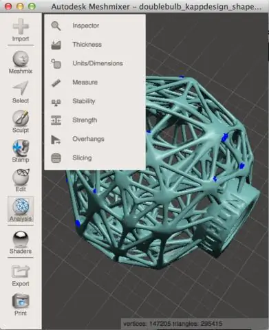 Comment générer des supports dans Meshmixer ?