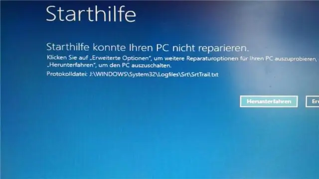 Hoe herstel ek die Srttrail TXT-logboek in Windows?