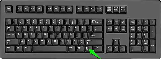 O que é clicar com o botão direito no teclado?