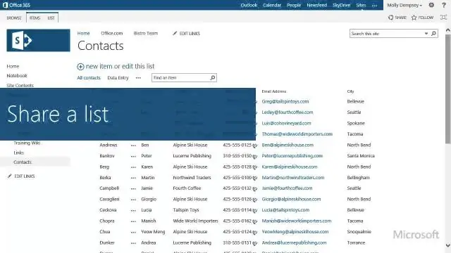 كيف أقوم بإنشاء اختبار في SharePoint؟