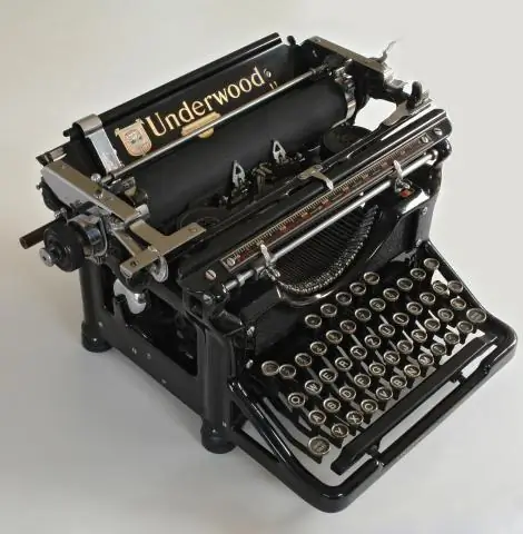 Underwood yazı makinası ilə necə tanış olursunuz?