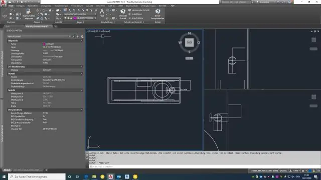 Как да отворя палитрата със свойства в AutoCAD?