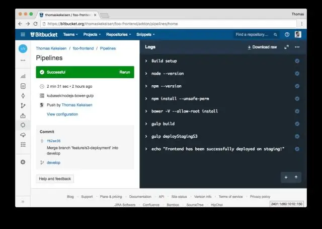 Bagaimanakah saluran paip bitbucket berfungsi?