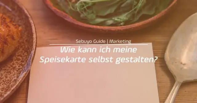 Làm cách nào để lập thực đơn thức ăn của riêng tôi?