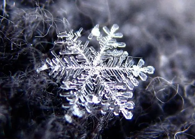 Pourquoi le flocon de neige est hexagonal ?