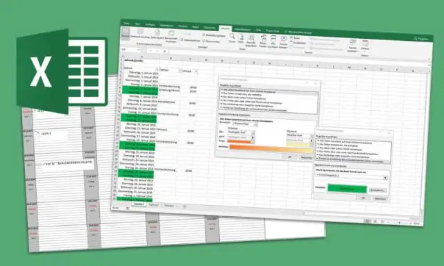 Wie erstelle ich einen Kalender in Excel 2010?