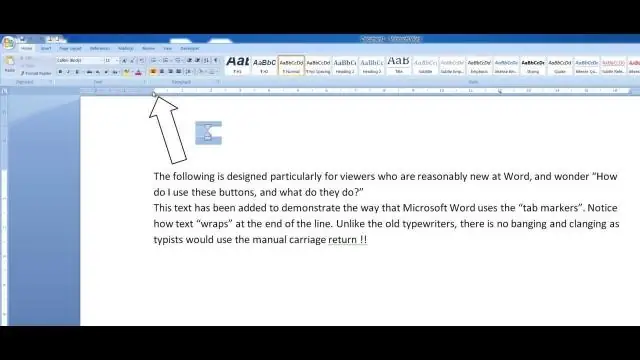 Microsoft Word da formatlash asboblar paneli nima?