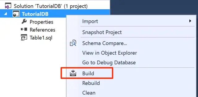 Paano ako lilikha ng isang database ng SQL mula sa isang BAK file?