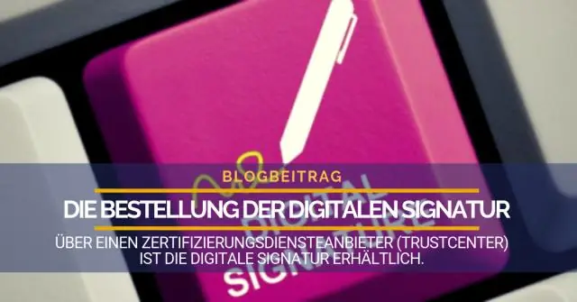 Wo wird meine digitale Signatur gespeichert?