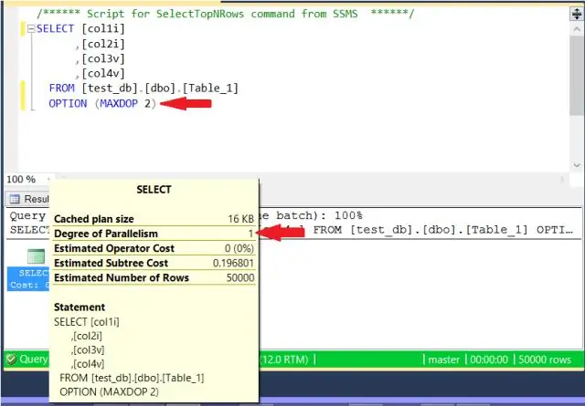 በ SQL አገልጋይ ውስጥ Max DOP ምንድን ነው?