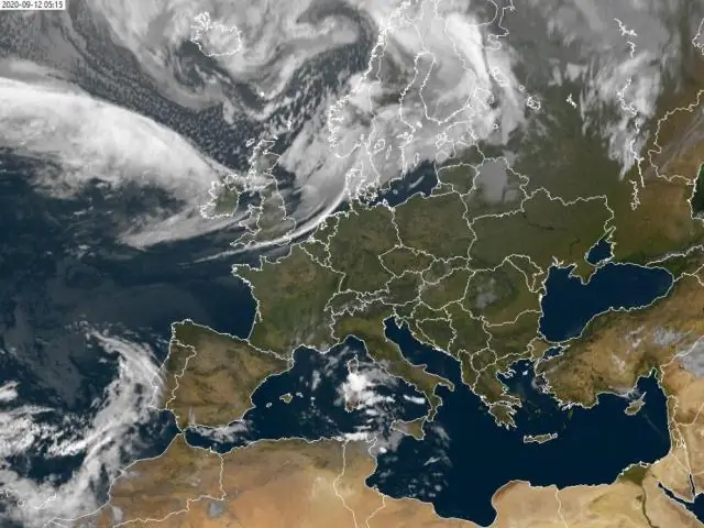 Quelle est la carte satellite la plus récente ?